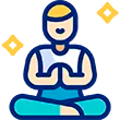 Ícono paz mental